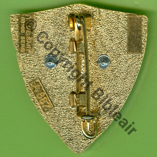 A0887 BA.125 ISTRES  De Griffes et butees Irreg scintillant BRUN CLAIR Tete relief Src.Y.GENTY 10Eur12.24 
